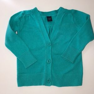 Baby Gap Teal Cardigan